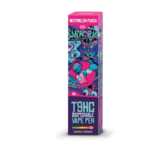 Vape pen usa e getta T9HC 98% WATERMELON PUNCH