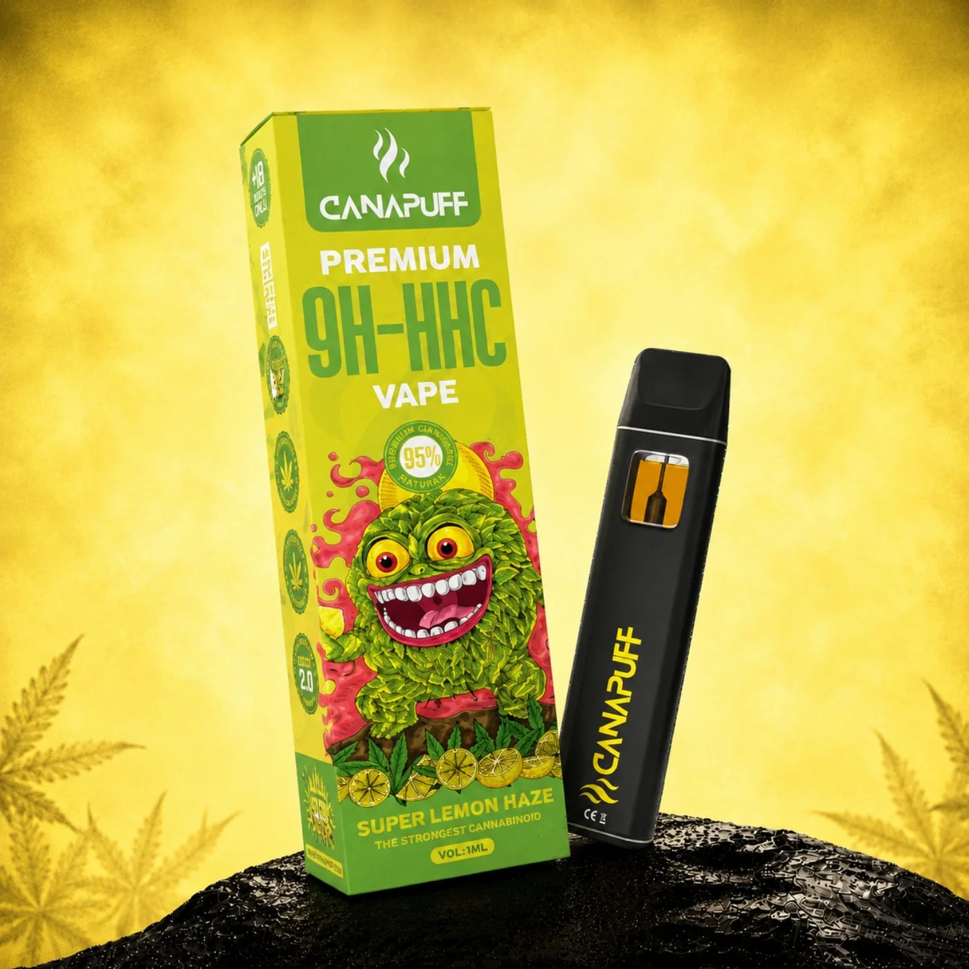Vape pen usa e getta 9H-HHC 95% SUPER LEMON HAZE