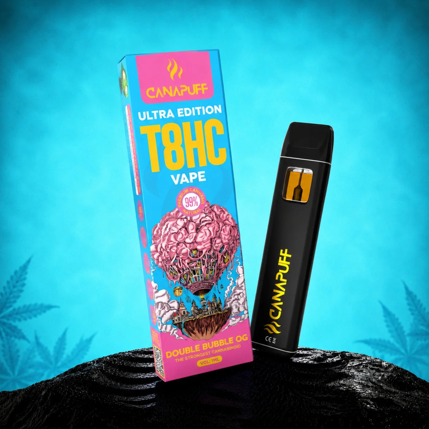Vape pen usa e getta T8HC 99% DOUBLE BUBBLE ULTRA EDITION