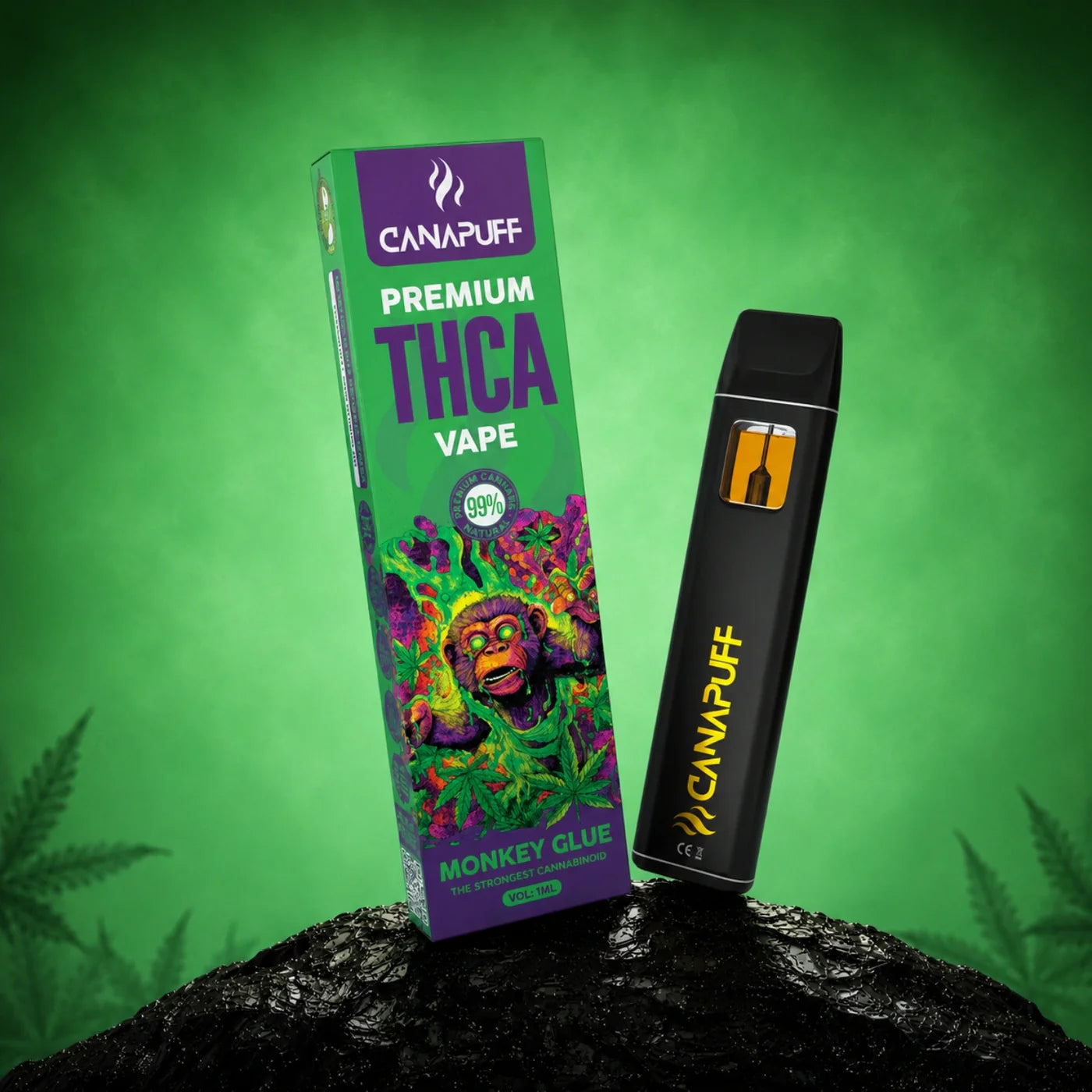 Vape pen usa e getta THCA 99% MONKEY GLUE