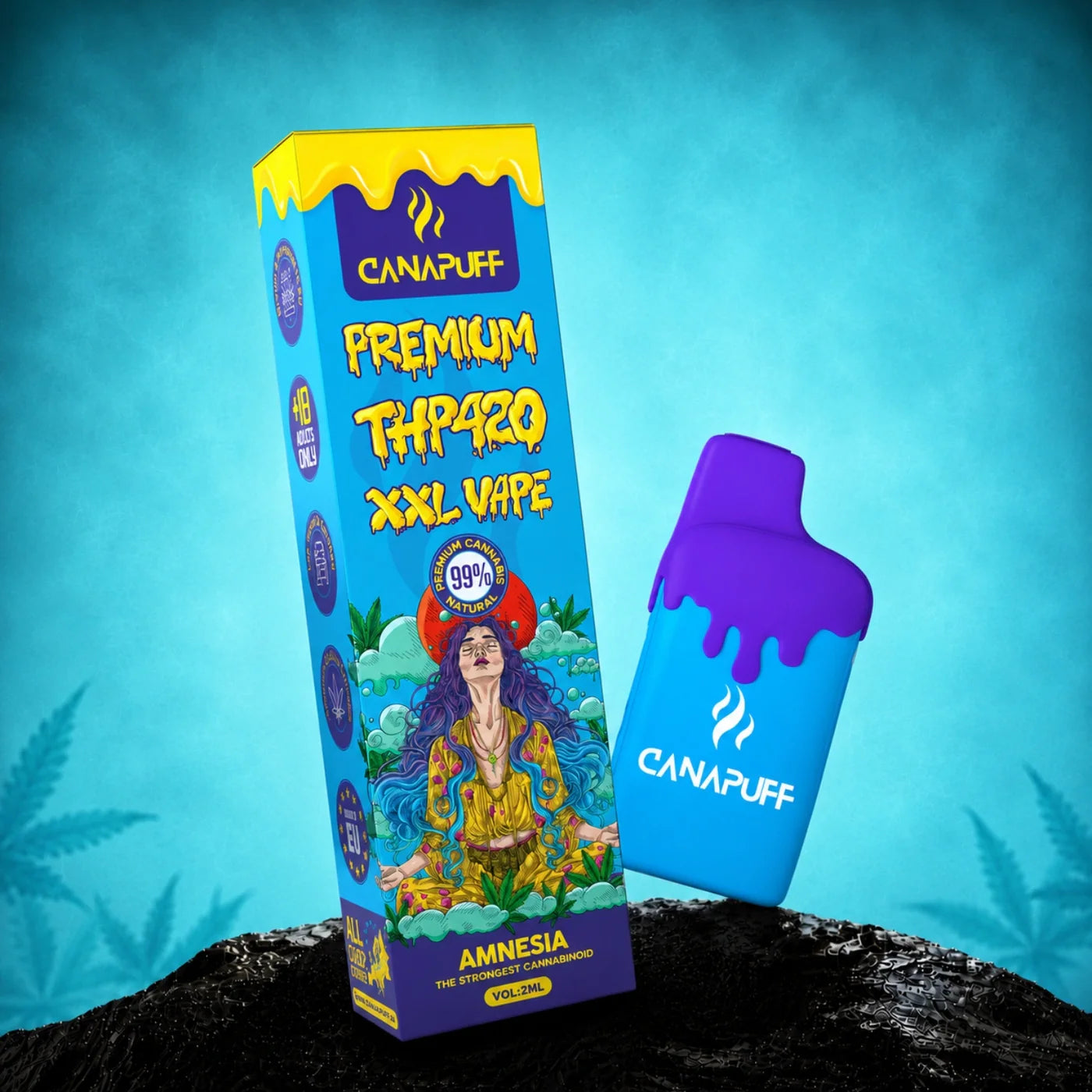 Vape pen usa e getta THP420 99% XXL AMNESIA HAZE
