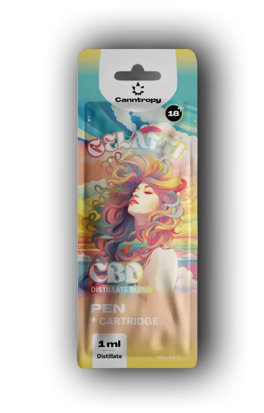 Vape pen usa e getta CBD 82%GELATTI + CARTRIDGE