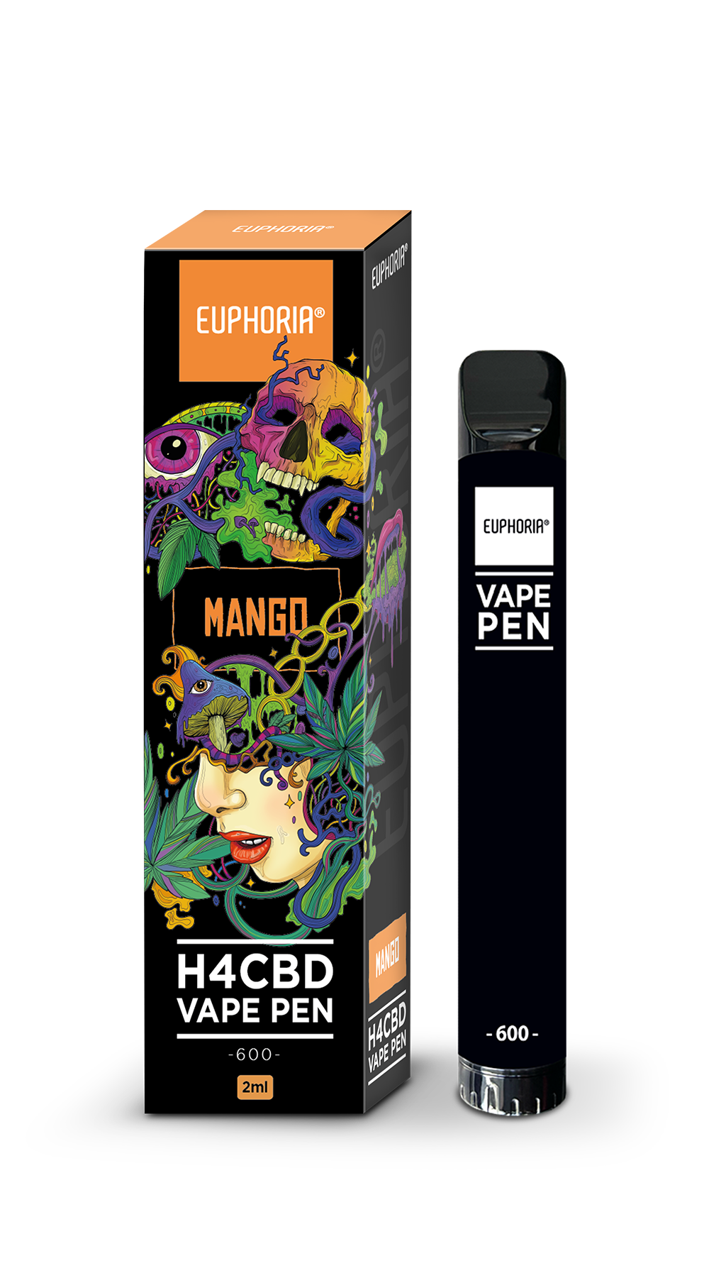 Vape pen usa e getta H4CBD 98%, MANGO