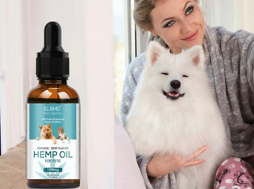 Pet Hemp Oil 8% (Taglia Grande) Dai 6Kg in su