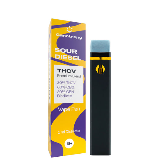 Vape pen usa e getta THC-V 89% SOUR DIESEL