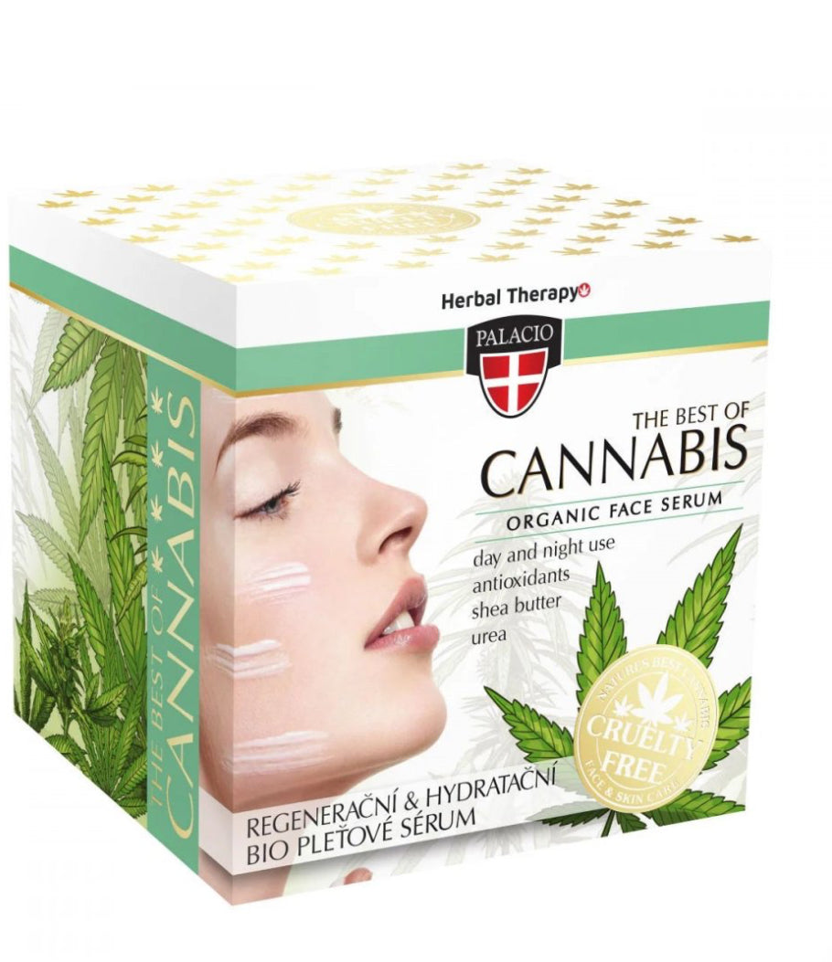 Crema con Siero Bio alla Cannabis per viso e décolleté 50 ml