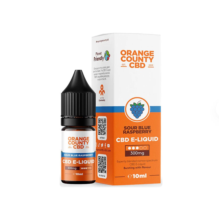 CBD E-Liquid 10 ml Sour Blue Raspberry