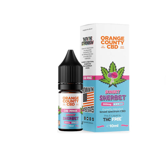 CBD E-Liquid 10 ml SUNSET SHERBET