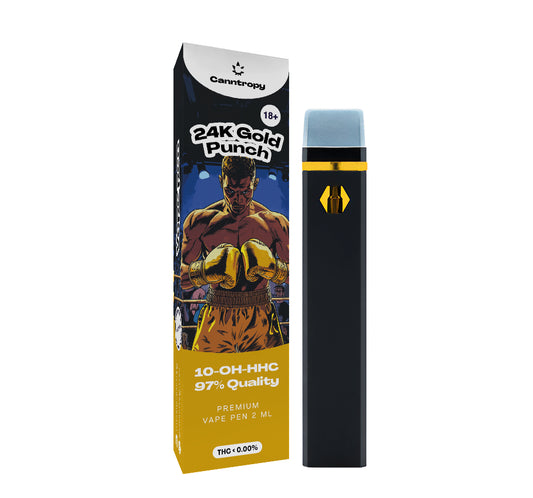 Vape pen usa e getta 10-OH-HHC 97% 24K GOLD PUNCH