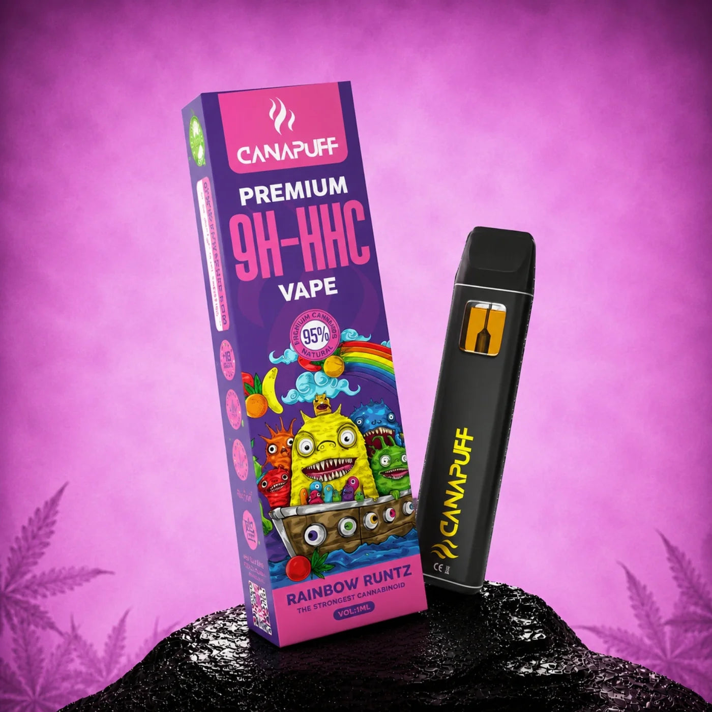 Vape pen usa e getta 9H-HHC 95% RAINBOW RUNTZ
