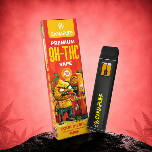 Vape pen usa e getta 9H-THC 95% SOUR DIESEL