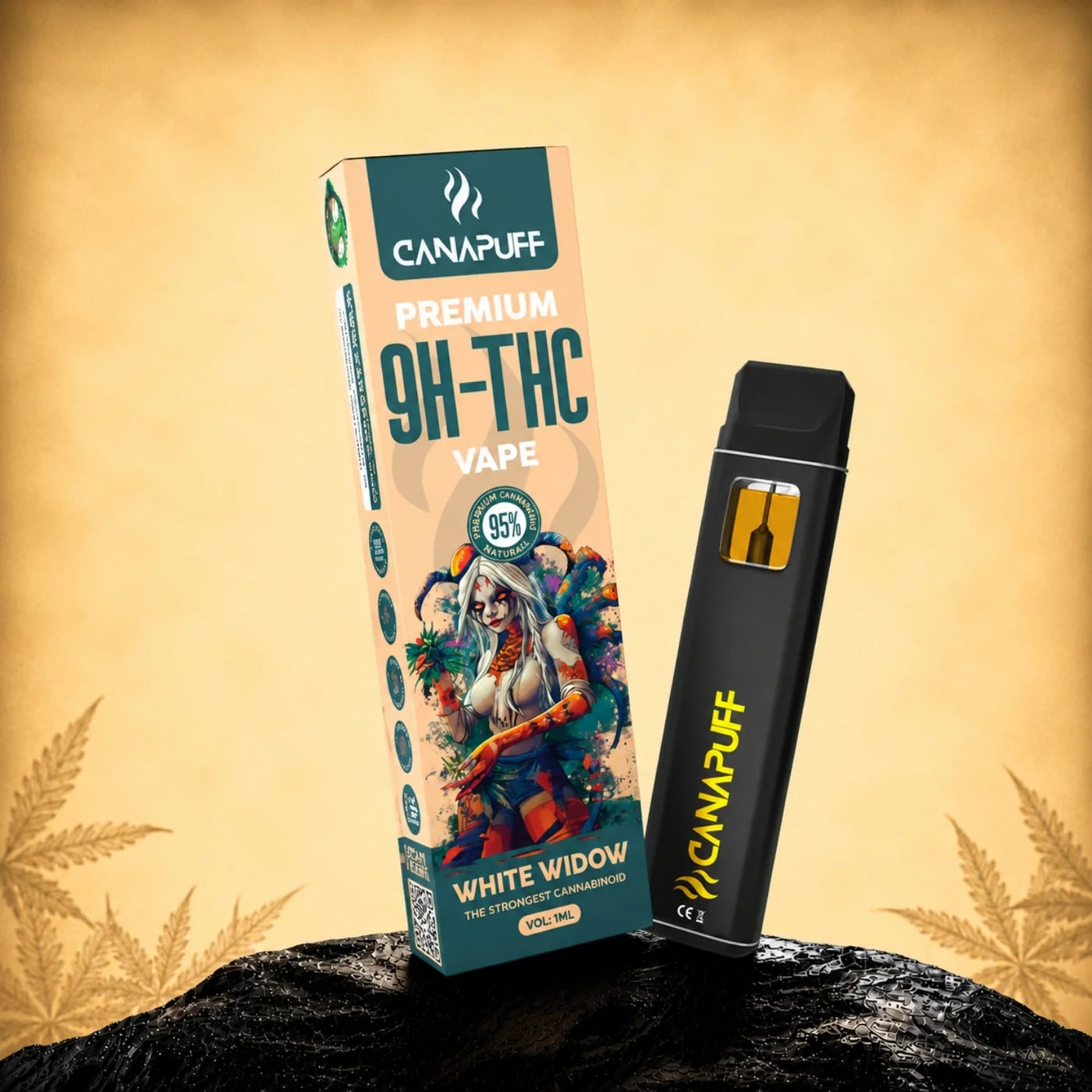 Vape pen usa e getta 9H-THC 95% WHITE WIDOW