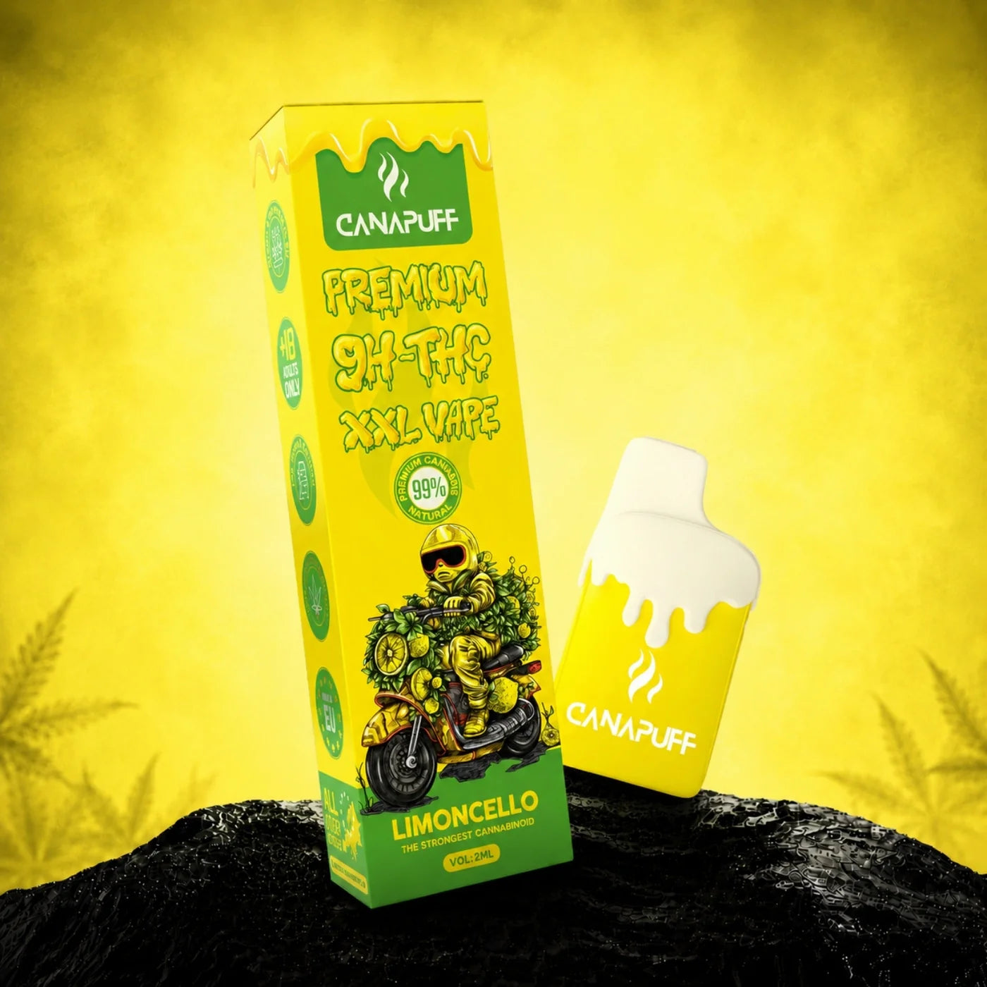 Vape pen usa e getta 9H-THC 99% XXL LIMONCELLO