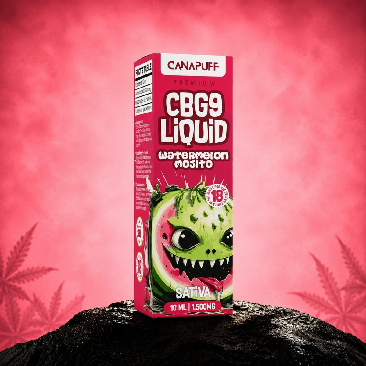 E-Liquid CBG9 15%WATERMELON MOJITO 10 ml