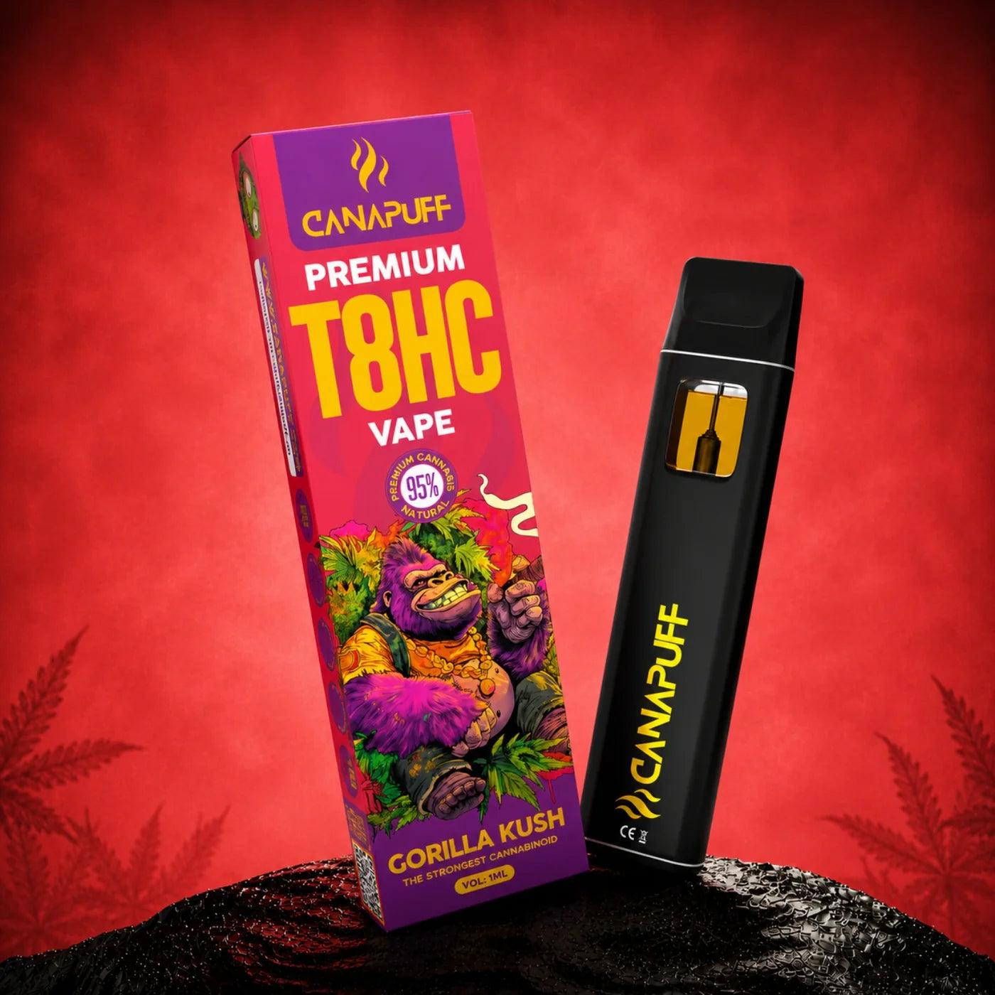 Vape pen usa e getta T8HC 99% GORILLA KUSH