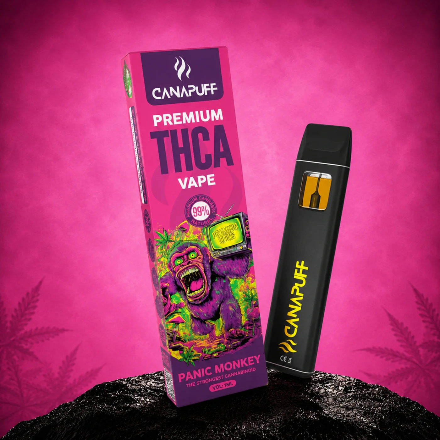Vape pen usa e getta THCA 99% PANIC MONKEY