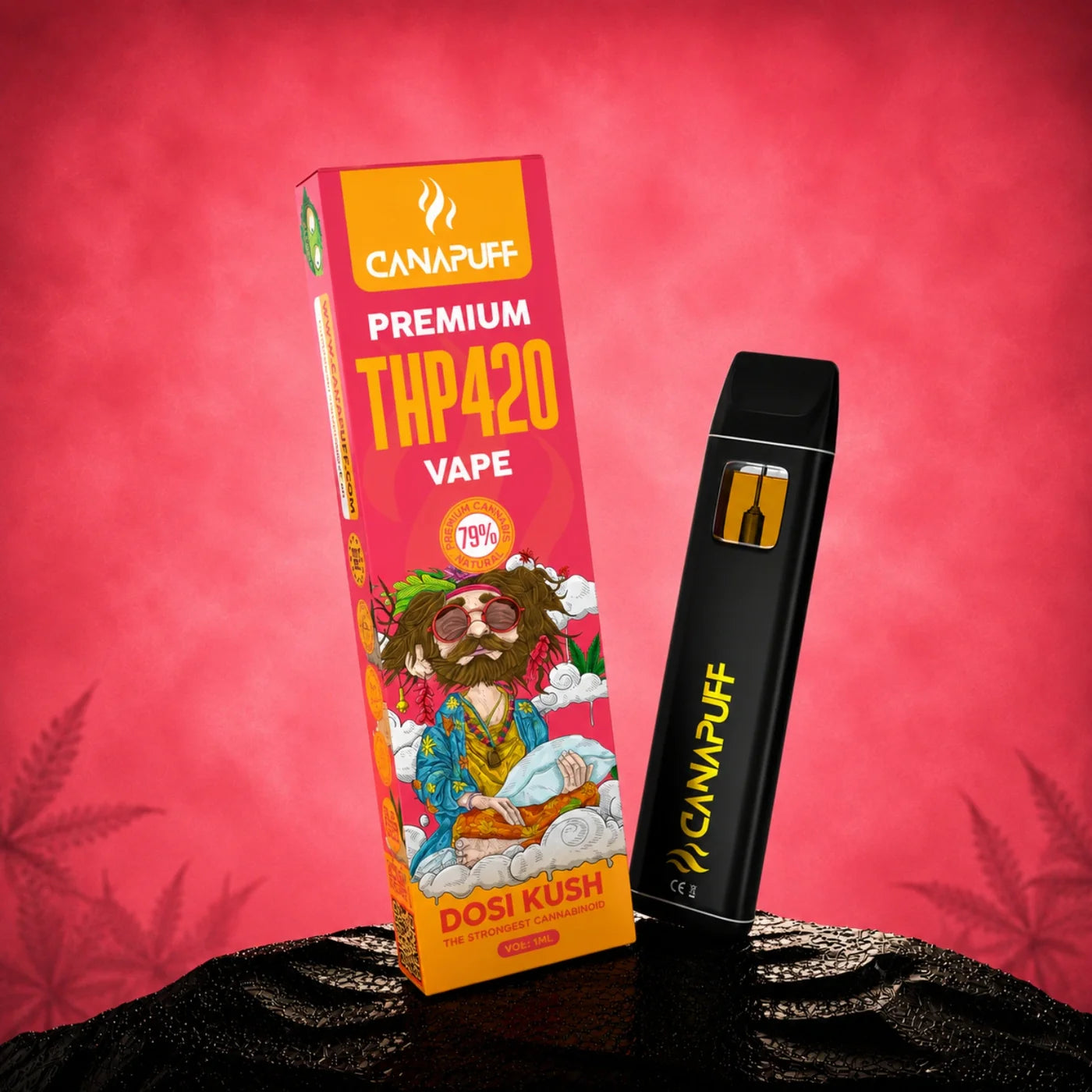 Vape pen usa e getta THP420 79% DOSI KUSH