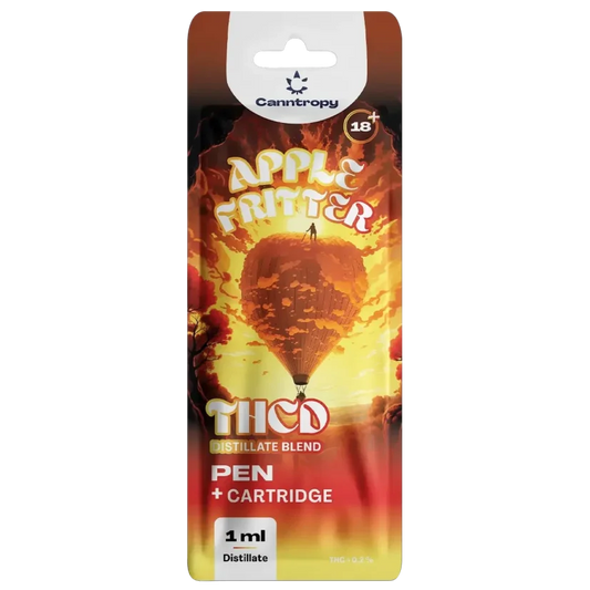 Vape pen usa e getta THCD 98%APPLE FRITTER+ CARTRIDGE