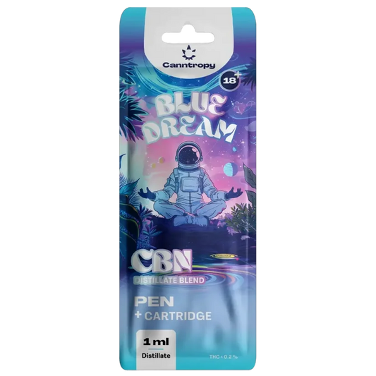 Vape pen usa e getta CBN 95% BLUE DREAM + CARTRIDGE