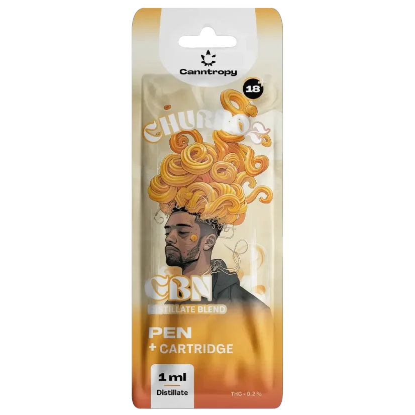 Vape pen usa e getta CBN 95%CHURROS + CARTRIDGE