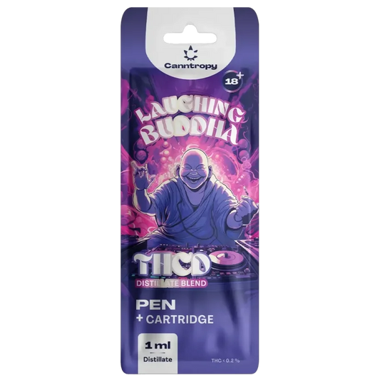 Vape pen usa e getta THCD 98%LAUGHINGH BUDDHA+ CARTRIDGE