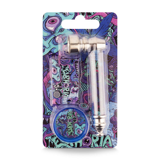 Pipa In Vetro Con Grinder